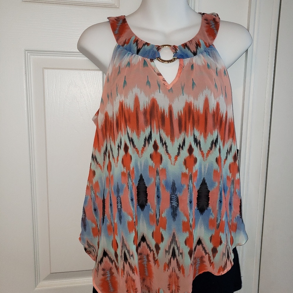 BCX Sleeveless Halter Blouse (NWT)